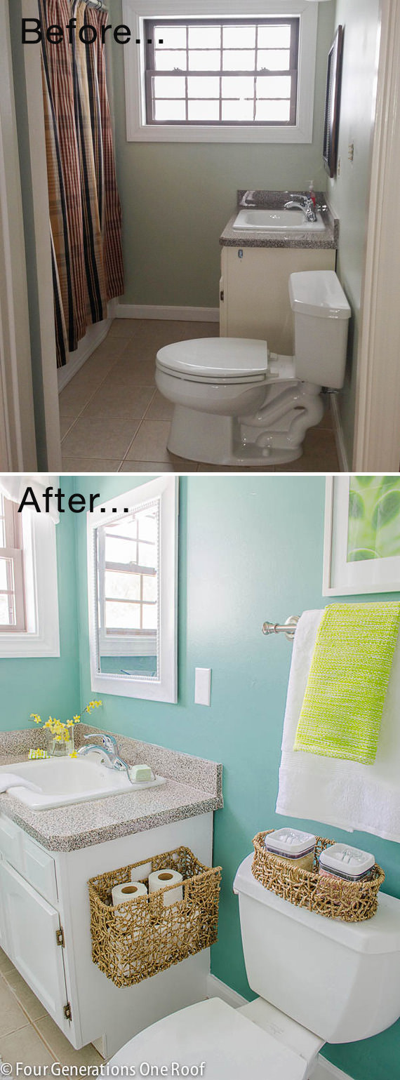 Small Bathroom Makeovers Pictures
 Small Bathroom Ideas & Makeovers