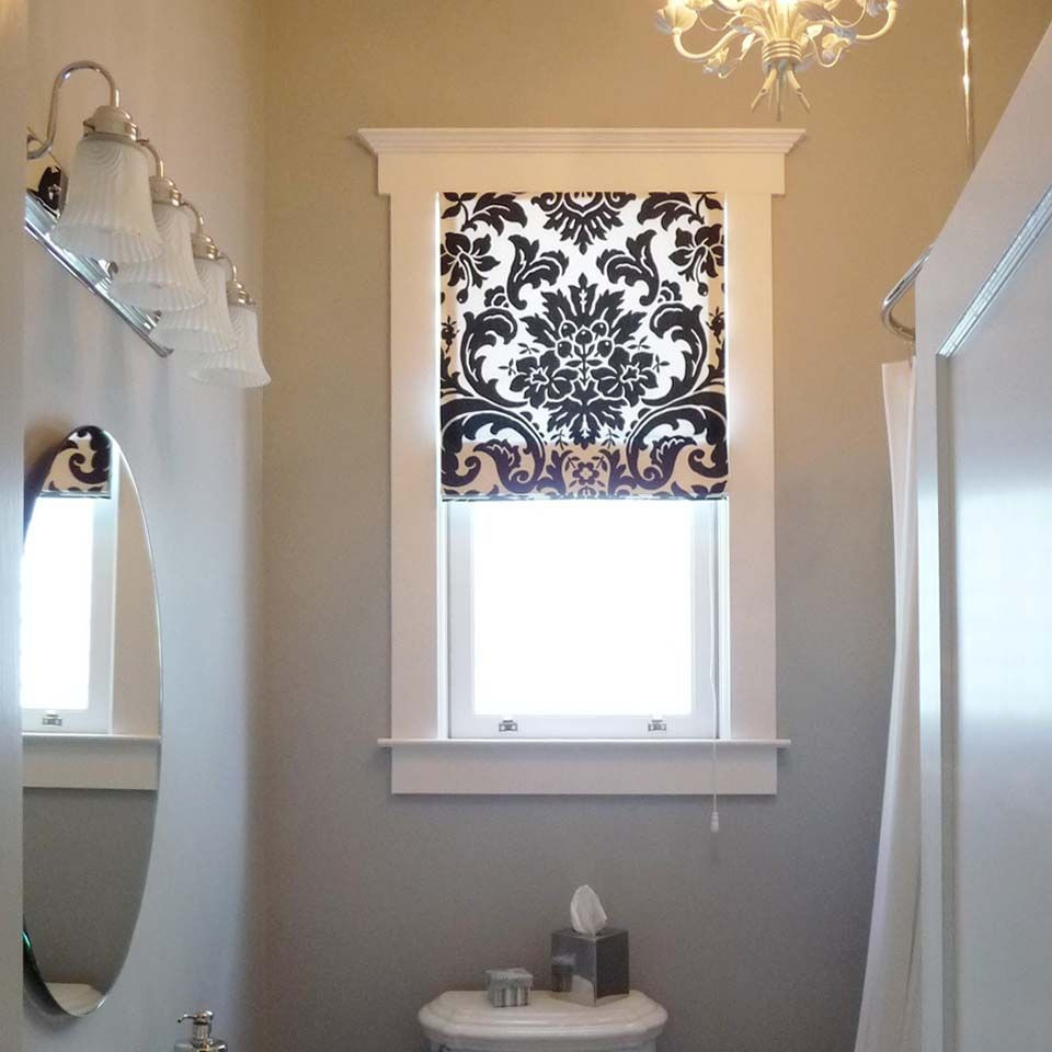 Small Bathroom Window Curtains
 amazing roller blind