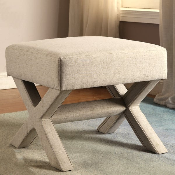 Small Benches For Living Room
 Shop Rondo Living Room Beige Upholstered Ottoman Bench