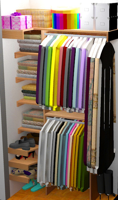 Small Closet Organization DIY
 DIY Small Closet Organizer Plans