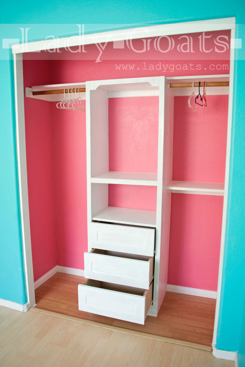 Small Closet Organization DIY
 Ana White