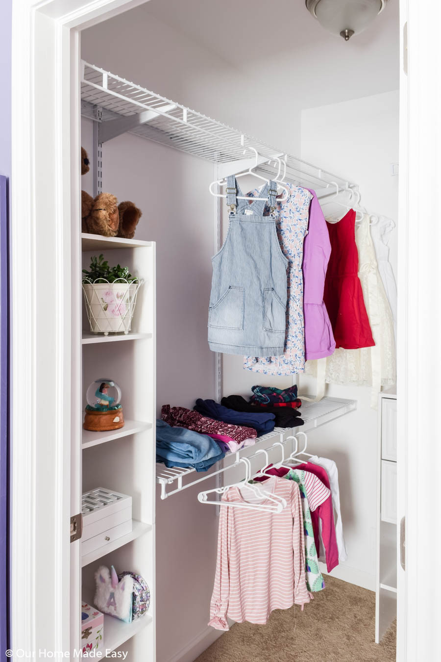 Small Closet Organization DIY
 DIY Small Bedroom Closet Organization Reveal – Our Home