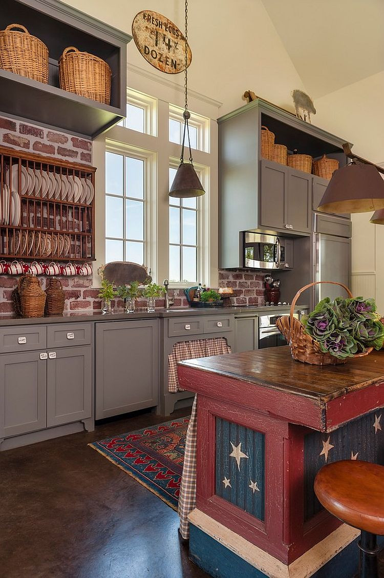 Small Farmhouse Kitchen Ideas
 50 Trendy and Timeless Kitchens with Beautiful Brick Walls