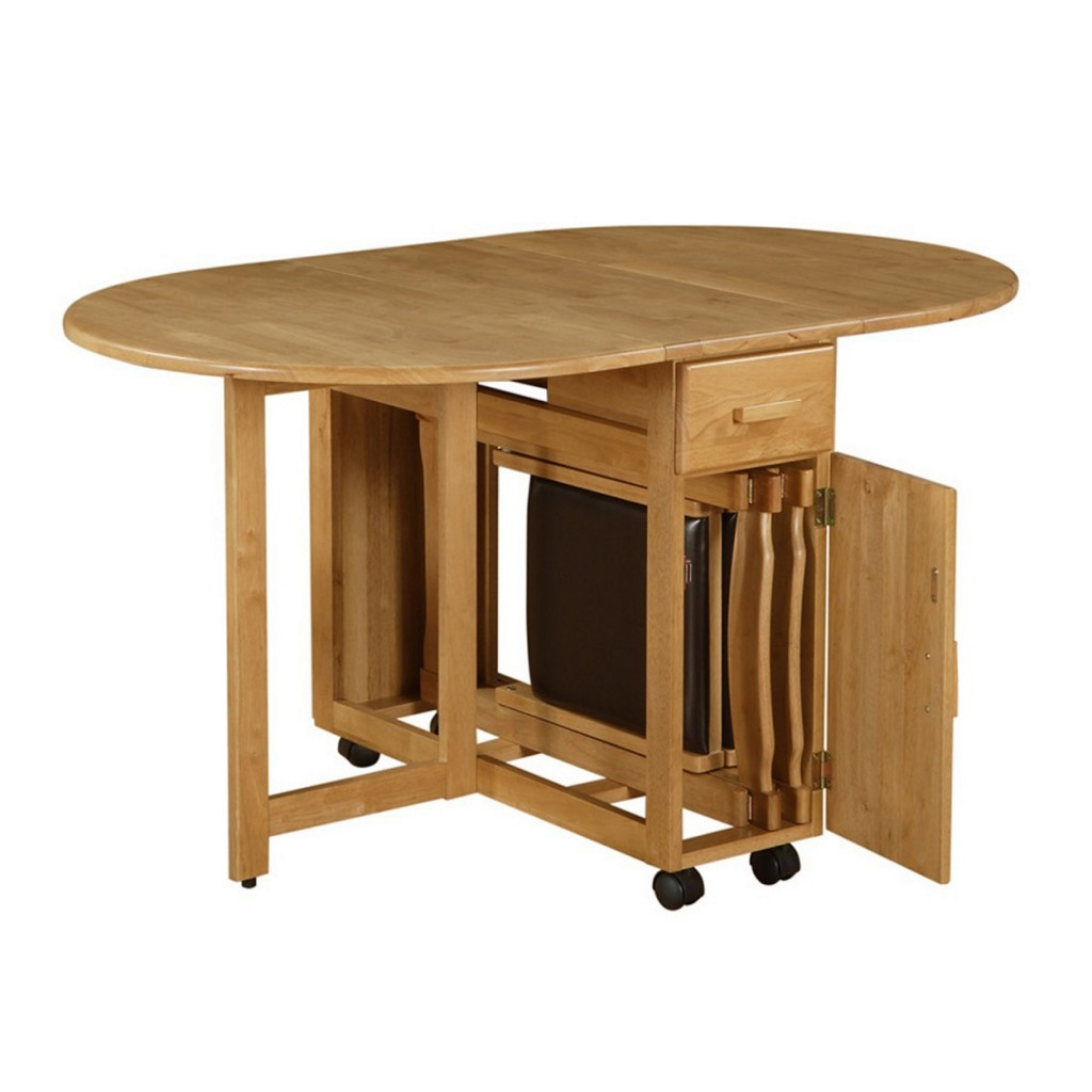 Small Folding Kitchen Table
 Fold Down Dining Table Design – HomesFeed