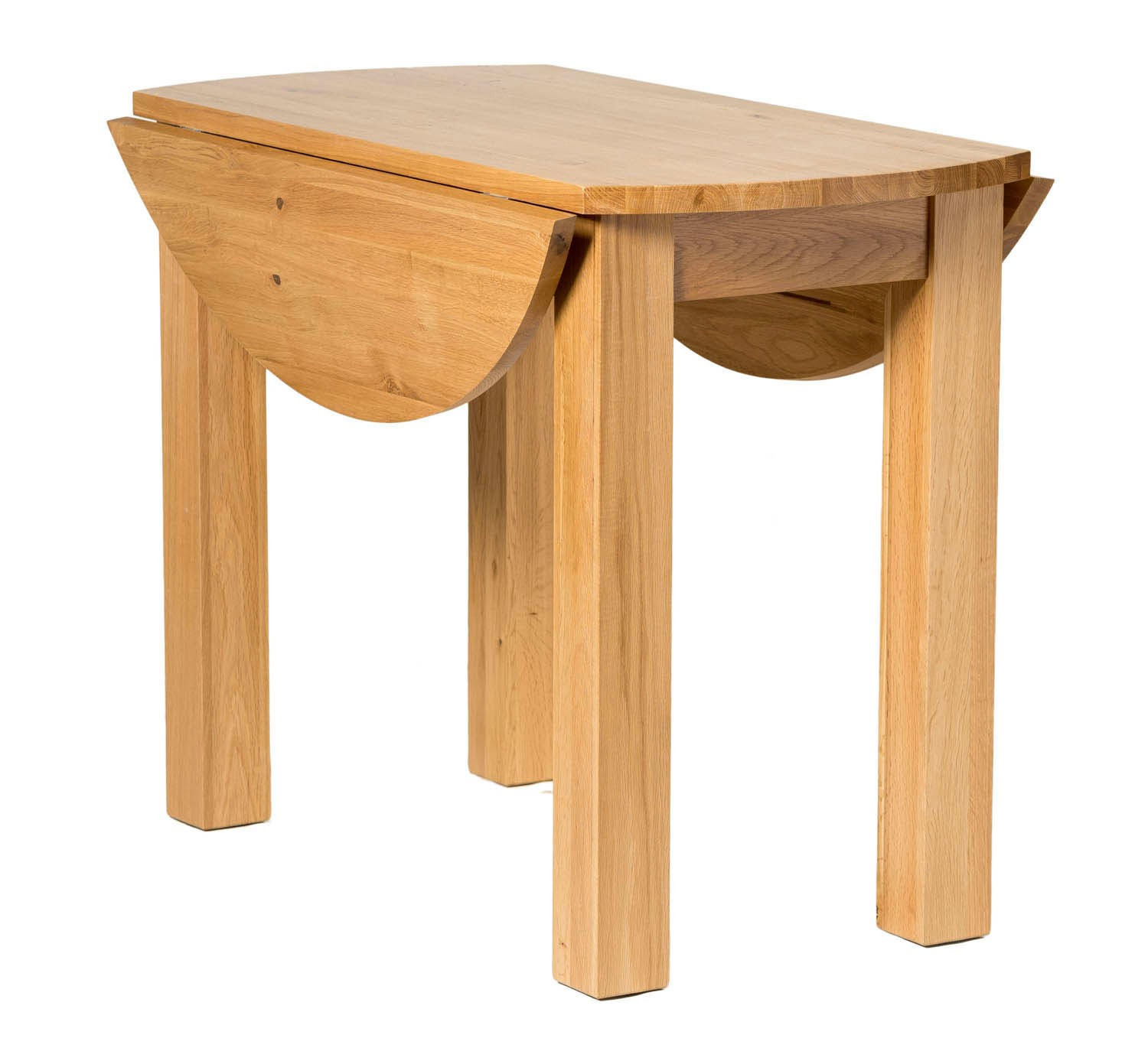 Small Folding Kitchen Table
 Waverly Solid Oak Drop Leaf Kitchen Dining Round Table