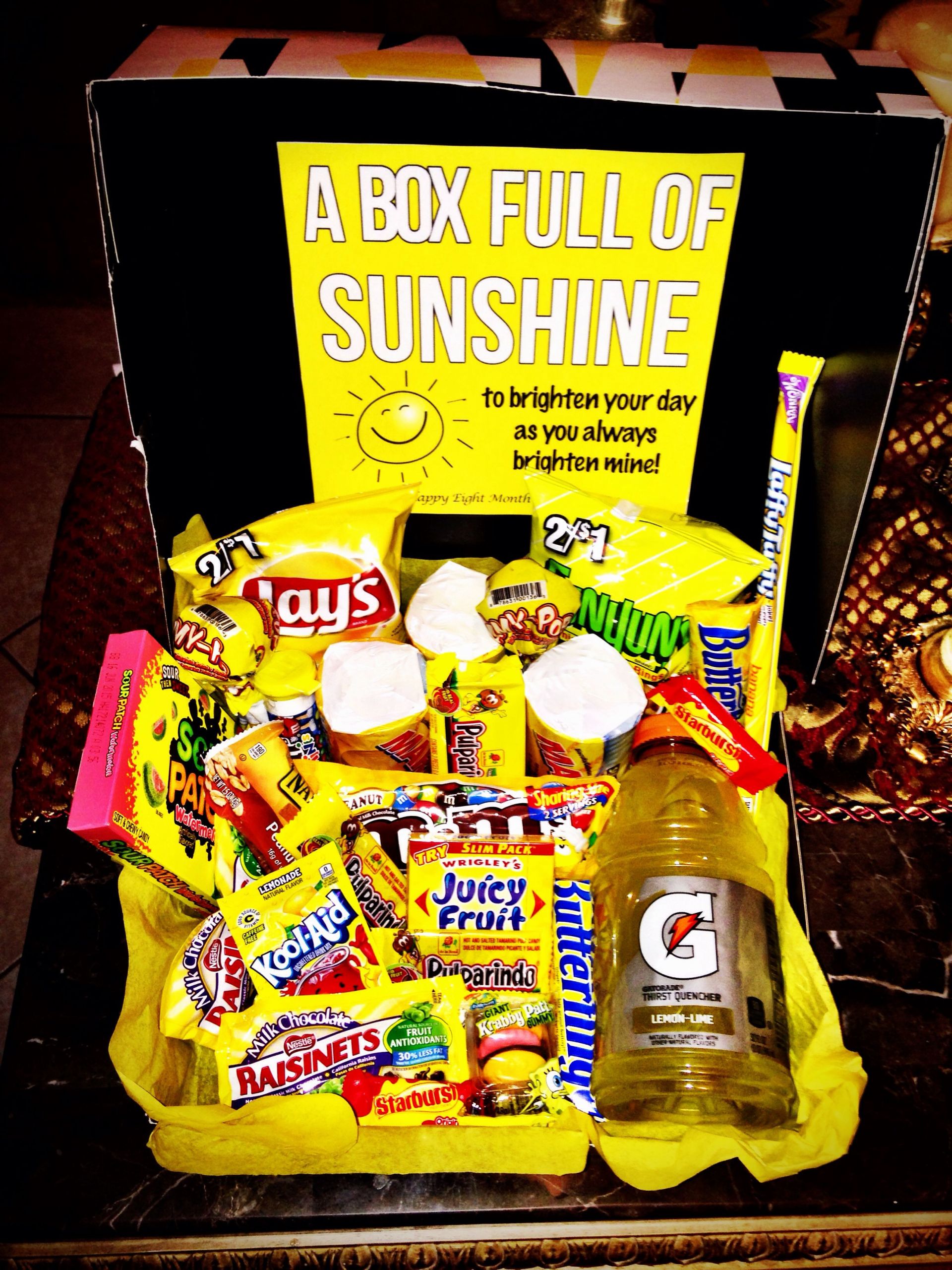Small Gift Ideas For Boyfriend
 "Box Full Sunshine" Gift For The Boyfriend