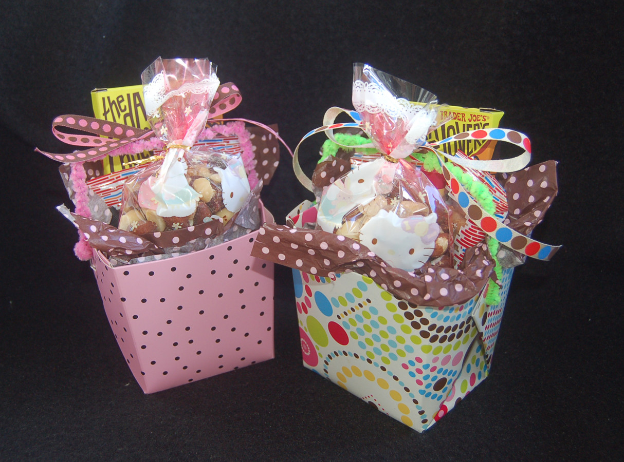 Small Holiday Gift Basket Ideas
 Lynn s Craft Blog Easy Take out Gift Baskets