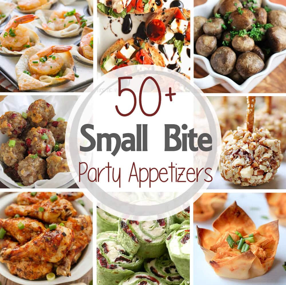 Small Holiday Party Ideas
 50 Small Bite Party Appetizers Julie s Eats & Treats