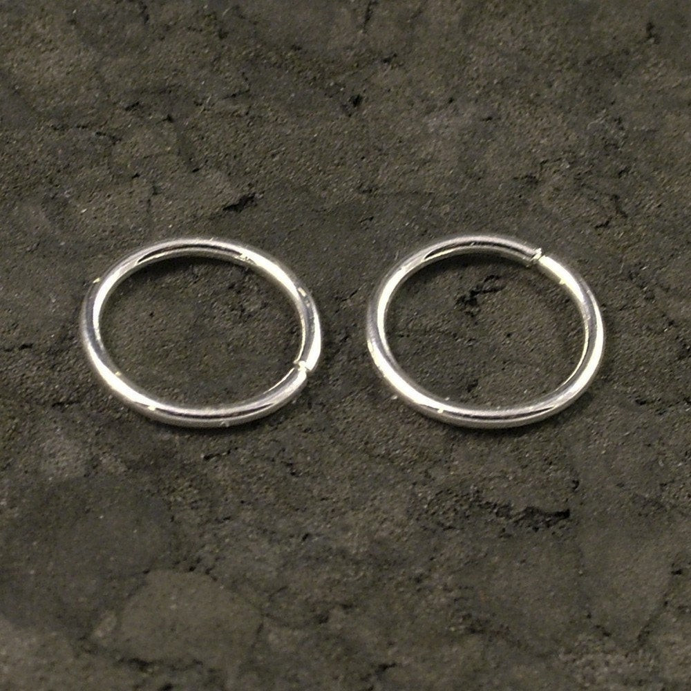Small Hoop Earrings For Cartilage
 Tiny Silver Hoop Earrings Cartilage Tragus Helix