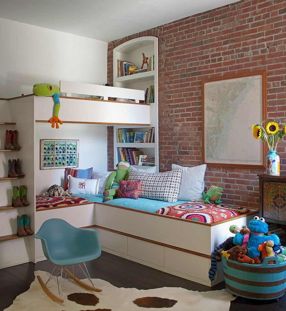 Small Kids Room Ideas
 25 Vivacious Kids’ Rooms with Brick Walls Full of Personality