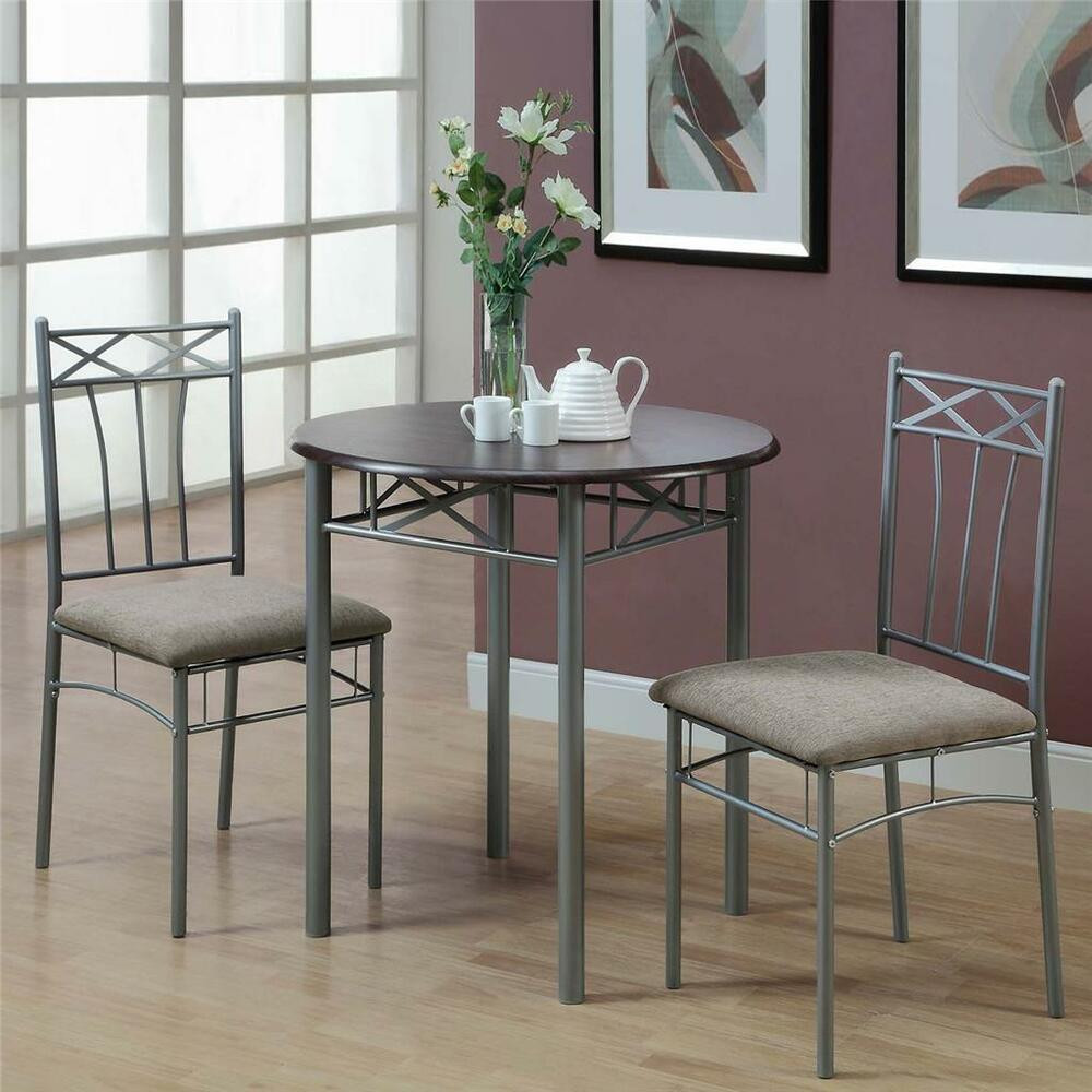 Small Kitchen Sets
 CAPPUCCINO FINISH 3 PIECE BISTRO SMALL DINING SET Kitchen