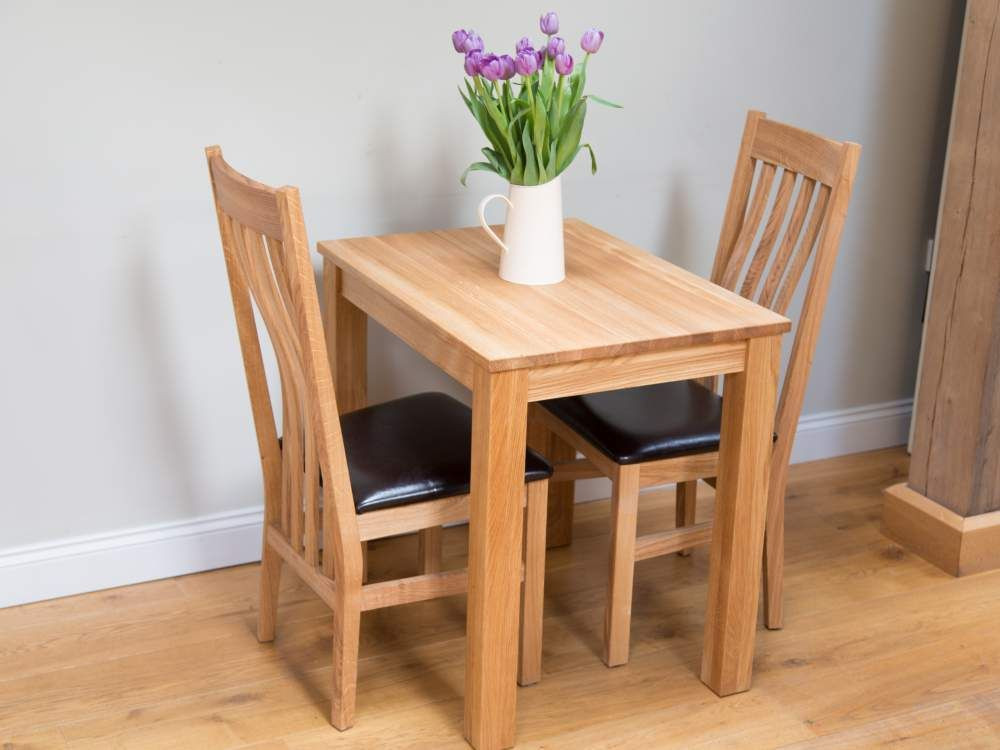 Small Kitchen Table For 2
 Small Solid Oak Dining Table