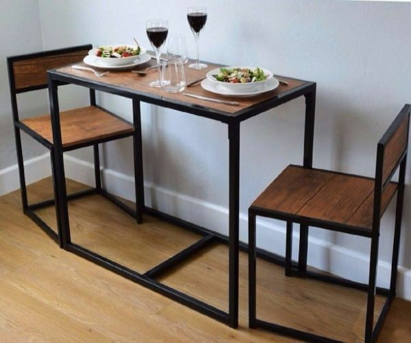 Small Kitchen Table For 2
 Small Kitchen Table And 2 Chairs Space saver Dining Table