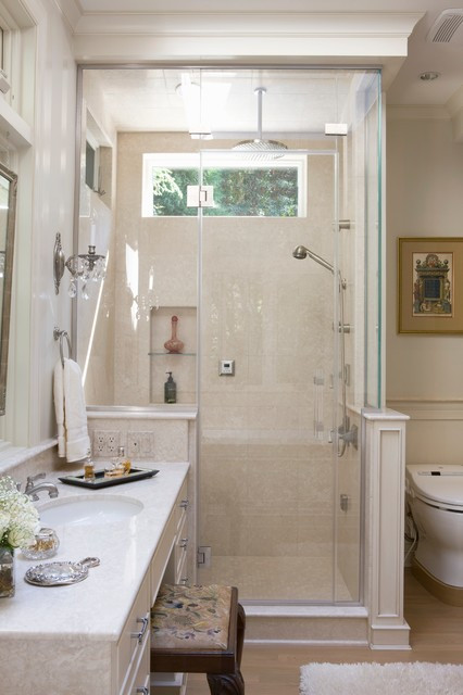 Small Master Bathroom
 Small Master Bath in Chevy Chase Traditional Bathroom