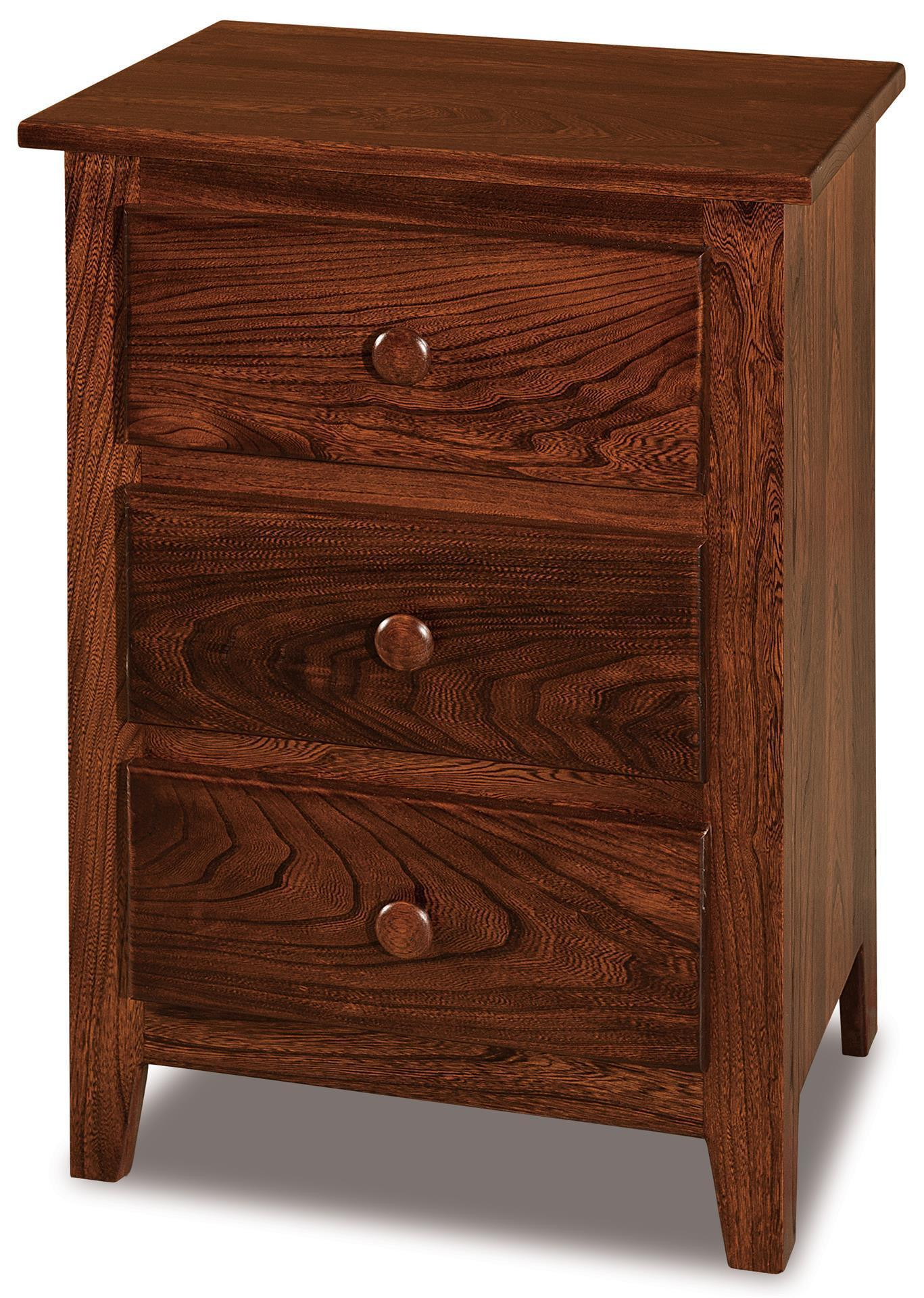 Small Nightstands For Bedroom
 Shaker Small Three Drawer Nightstand from DutchCrafters Amish