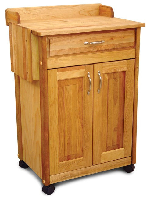 Small Rolling Kitchen Cart
 Rolling Wood Kitchen Cart Overstock