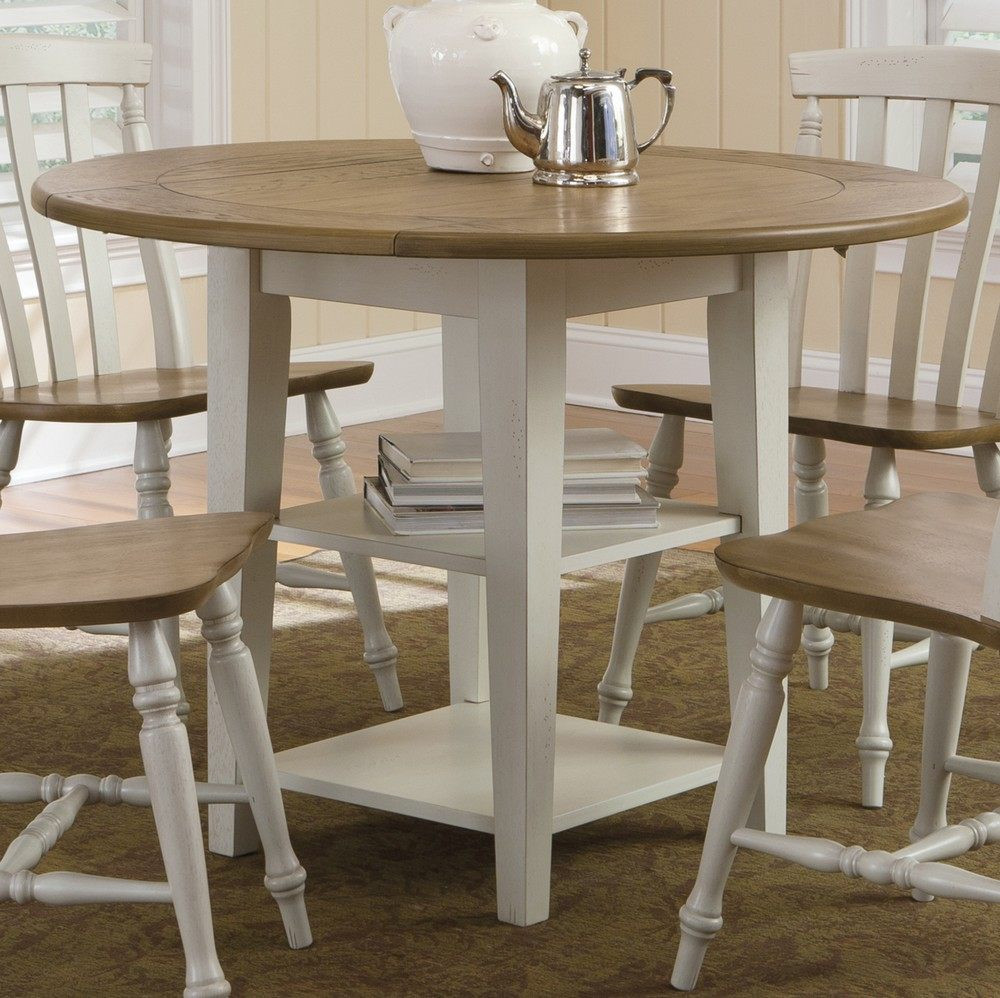 Small Round Kitchen Table
 Round Dining Table Set with Leaf – HomesFeed
