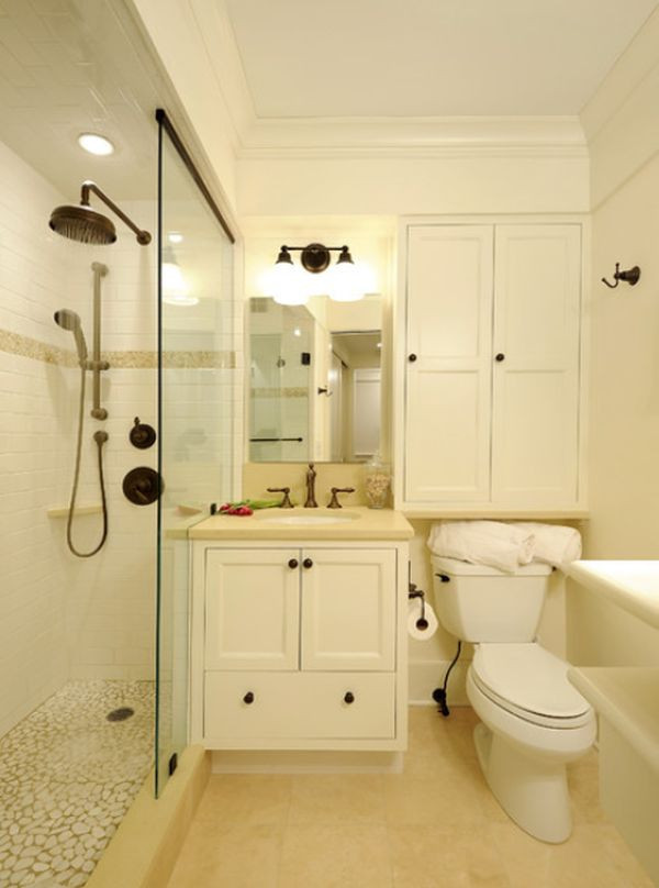 Small Space Bathroom Ideas
 Small bathrooms with clever storage spaces