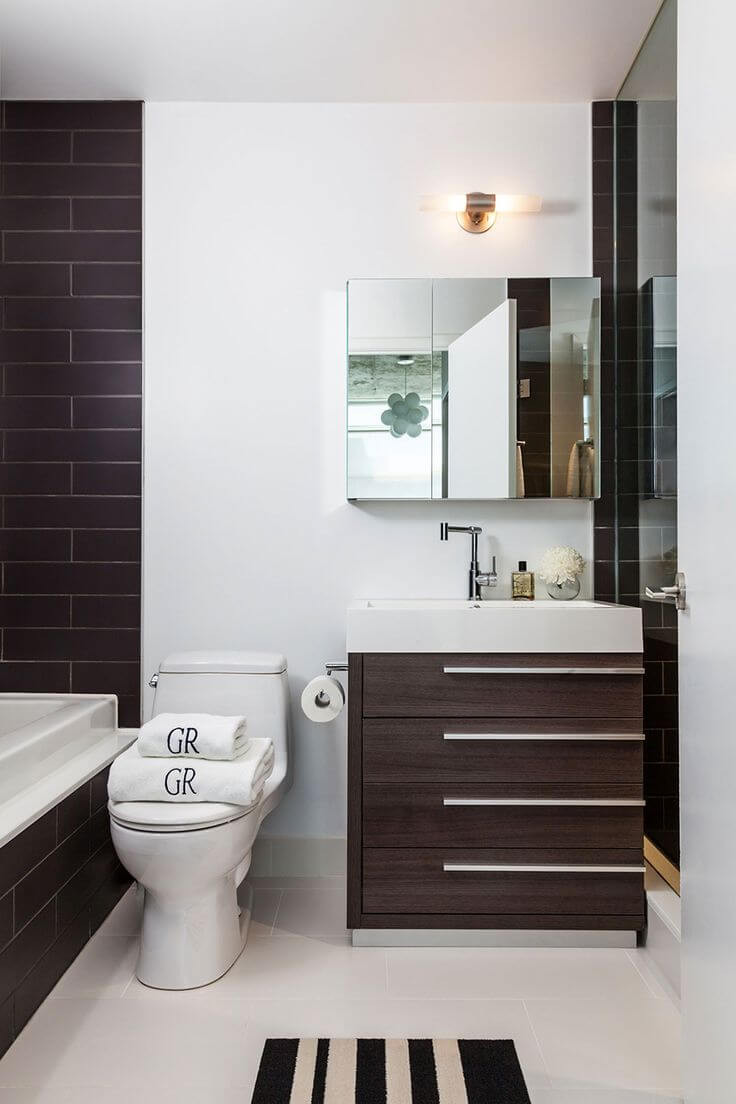 Small Space Bathroom Ideas
 15 Space Saving Tips for Modern Small Bathroom Interior
