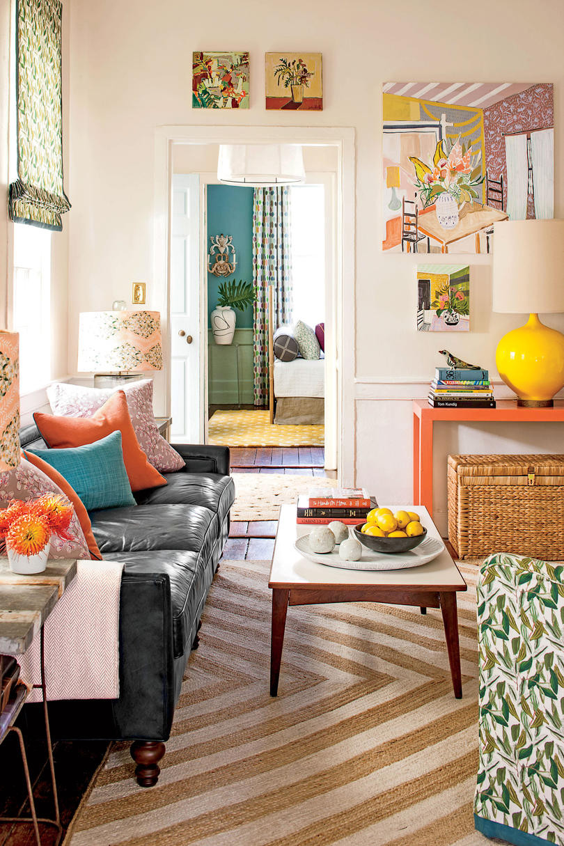 Small Space Living Room Design
 10 Colorful Ideas for Small House Design Southern Living