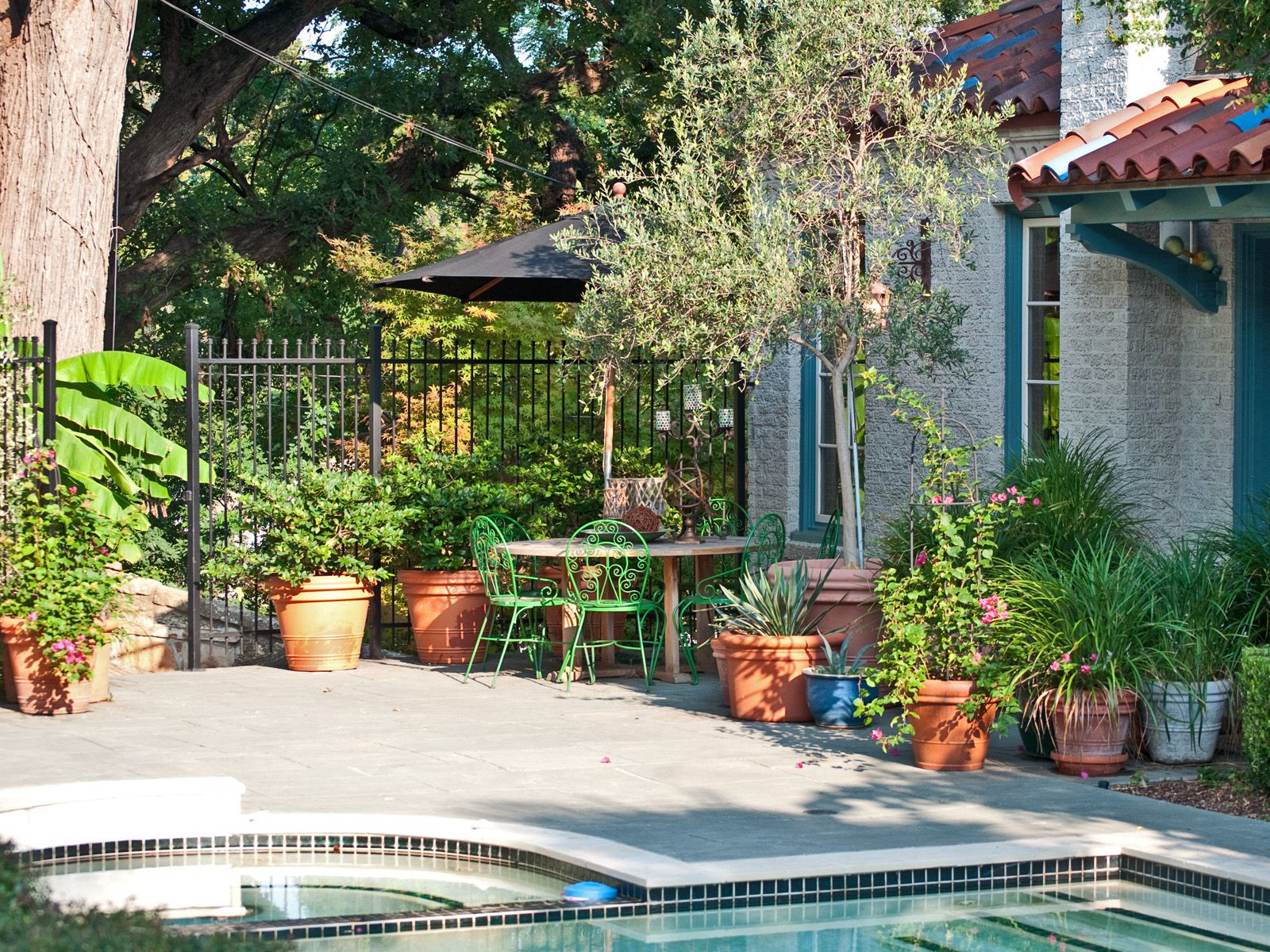 Small Terrace Landscape
 Small Space Gardening Gardening on a Patio or Terrace