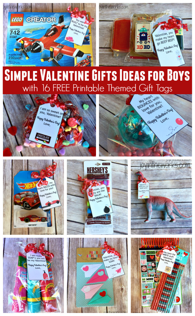 Small Valentine Gift Ideas
 Simple Valentine Gift Ideas for Boys Joy in the Works