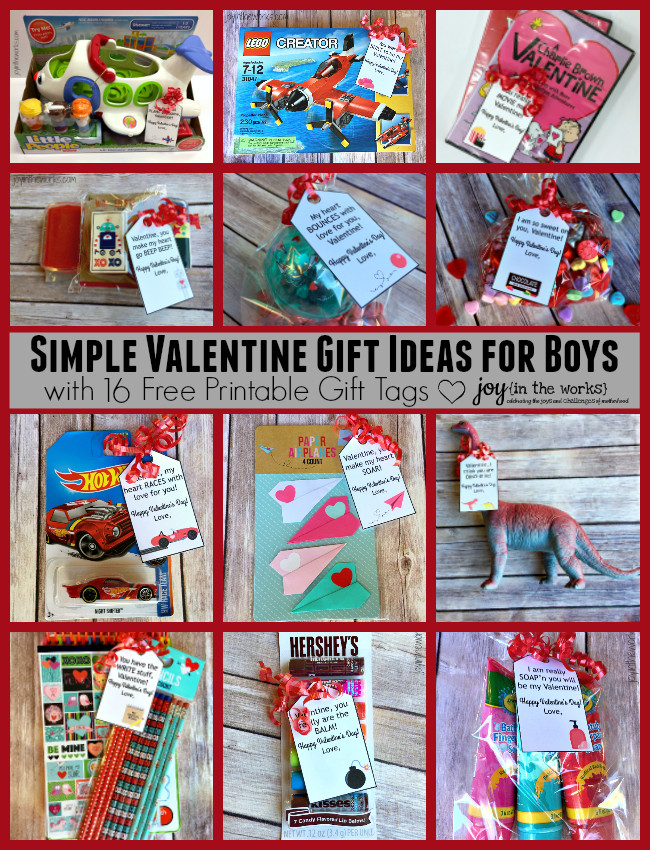 Small Valentine Gift Ideas
 Simple Valentine Gift Ideas for Boys Joy in the Works