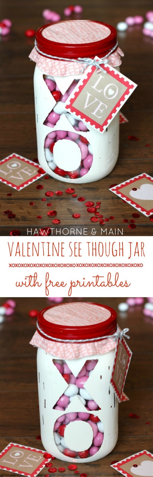 Small Valentines Gift Ideas
 Valentine s Day Mason Jar DIY Project with FREE PRINTABLE