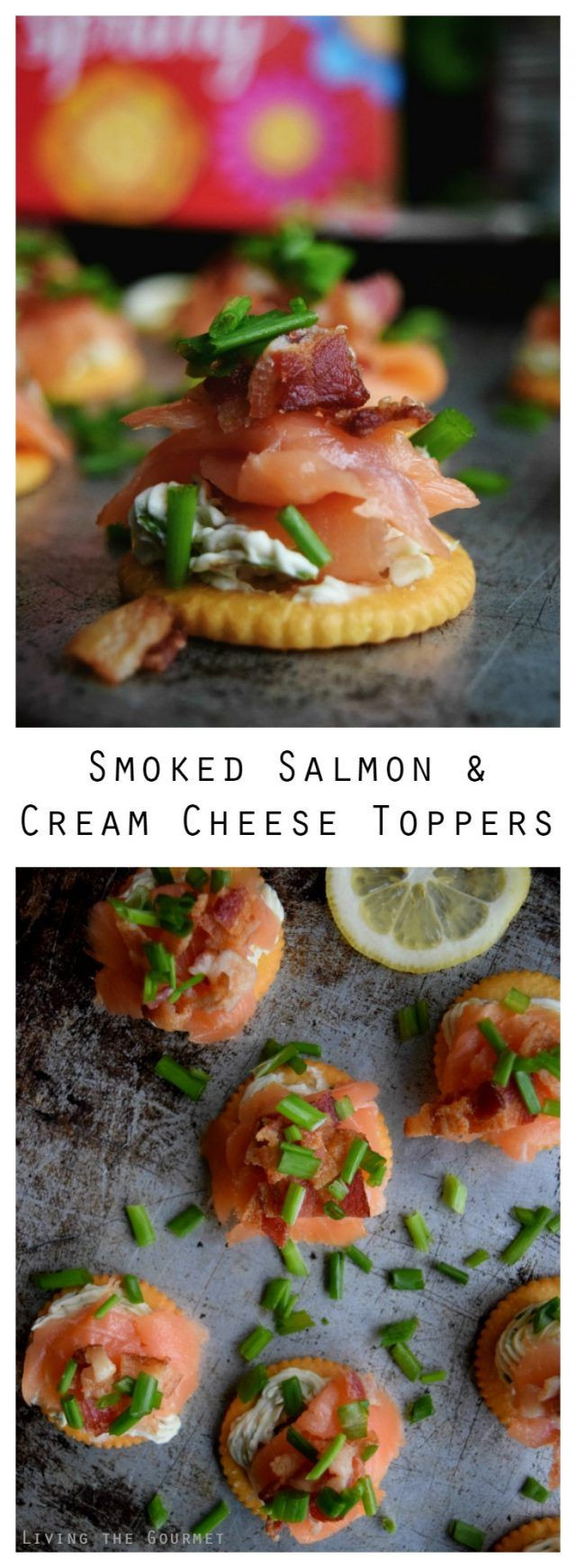 Smoked Salmon And Crackers Appetizer
 Smoked Salmon & Cream Cheese Toppers Recipe