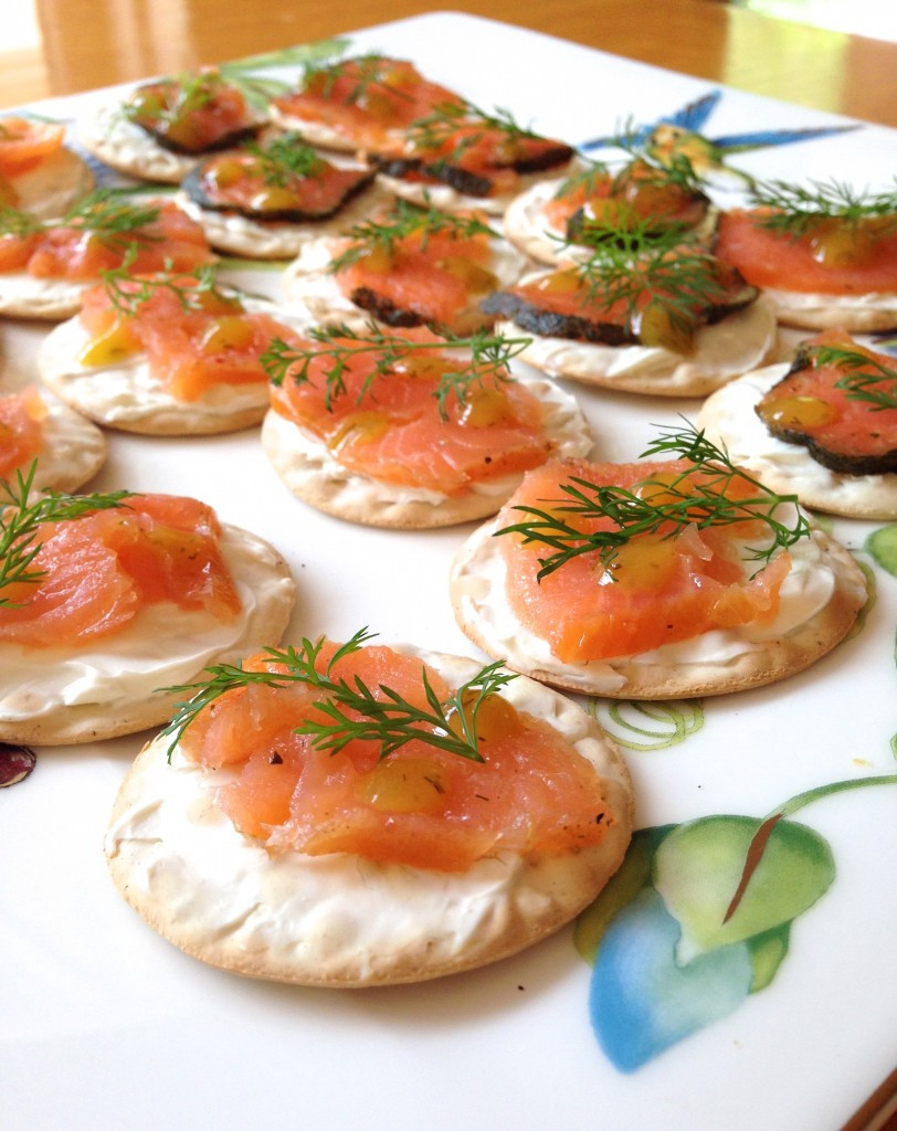 Smoked Salmon And Crackers Appetizer
 Smoked Salmon & Cream Cheese Crackers Not Your Average