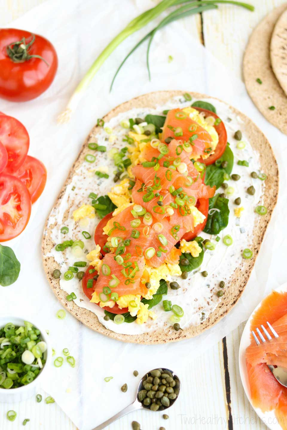 Smoked Salmon Brunch Recipes
 Easy Smoked Salmon Breakfast Wrap Two Healthy Kitchens