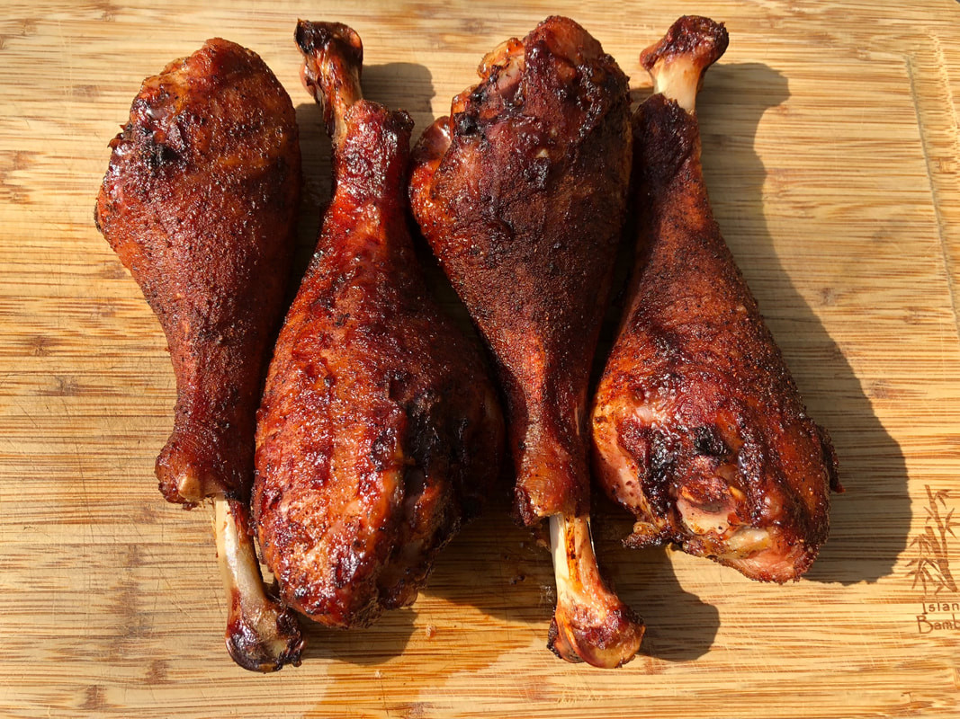 Smoked Turkey Legs
 Aarron s Small Time Grilling Blog