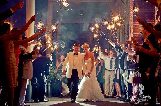 Smokeless Sparklers Wedding
 Sparklers emitting safe & smokeless light