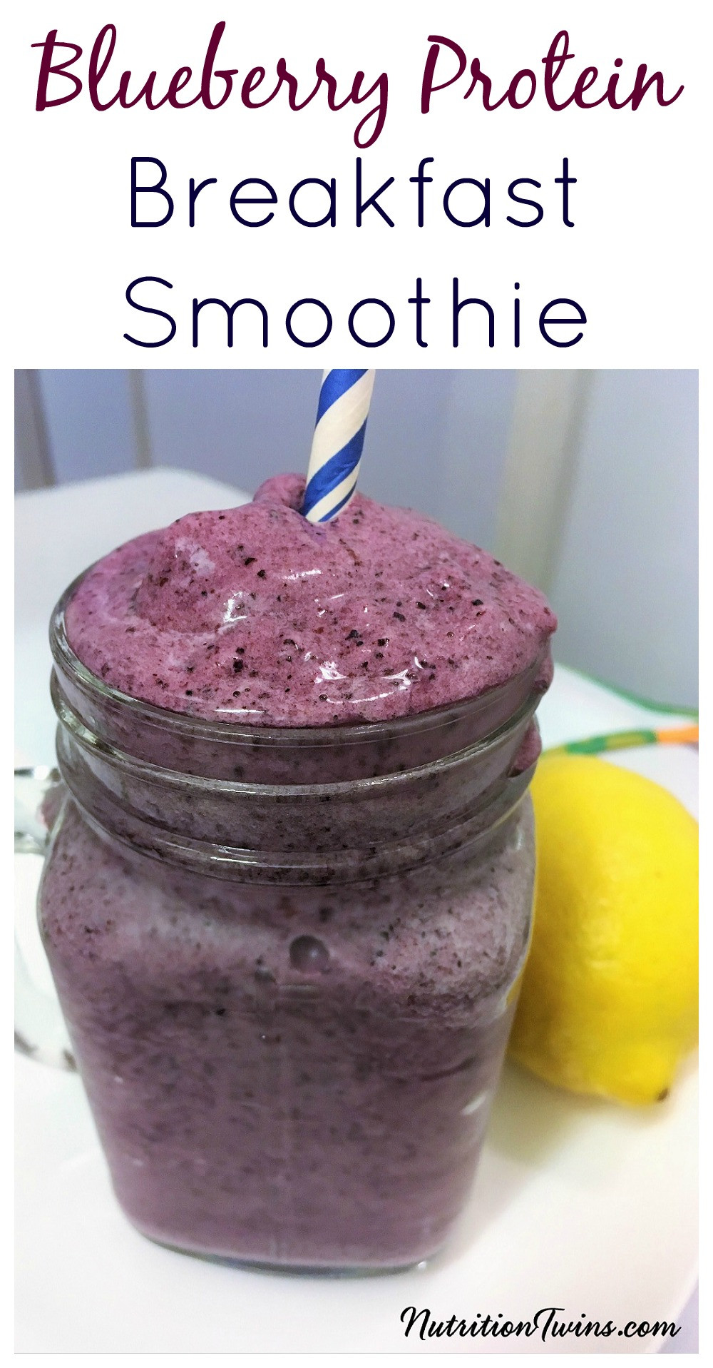 Smoothies For Weight Loss
 Blueberry Protein Weight Loss Breakfast Smoothie