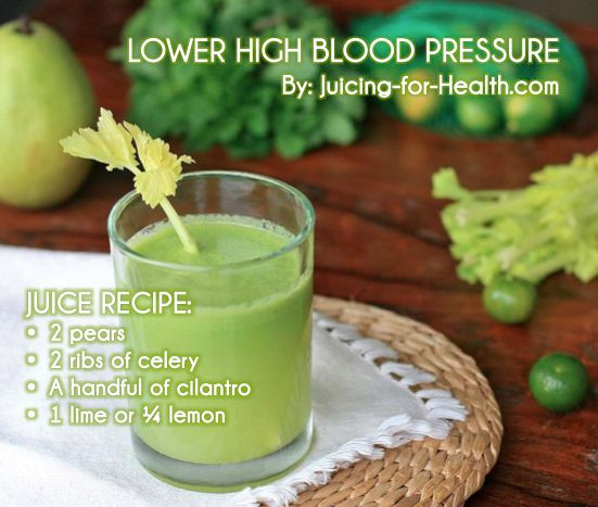 Smoothies To Lower Blood Pressure
 Juice Recipe for Lowering High Blood Pressure Juicing For