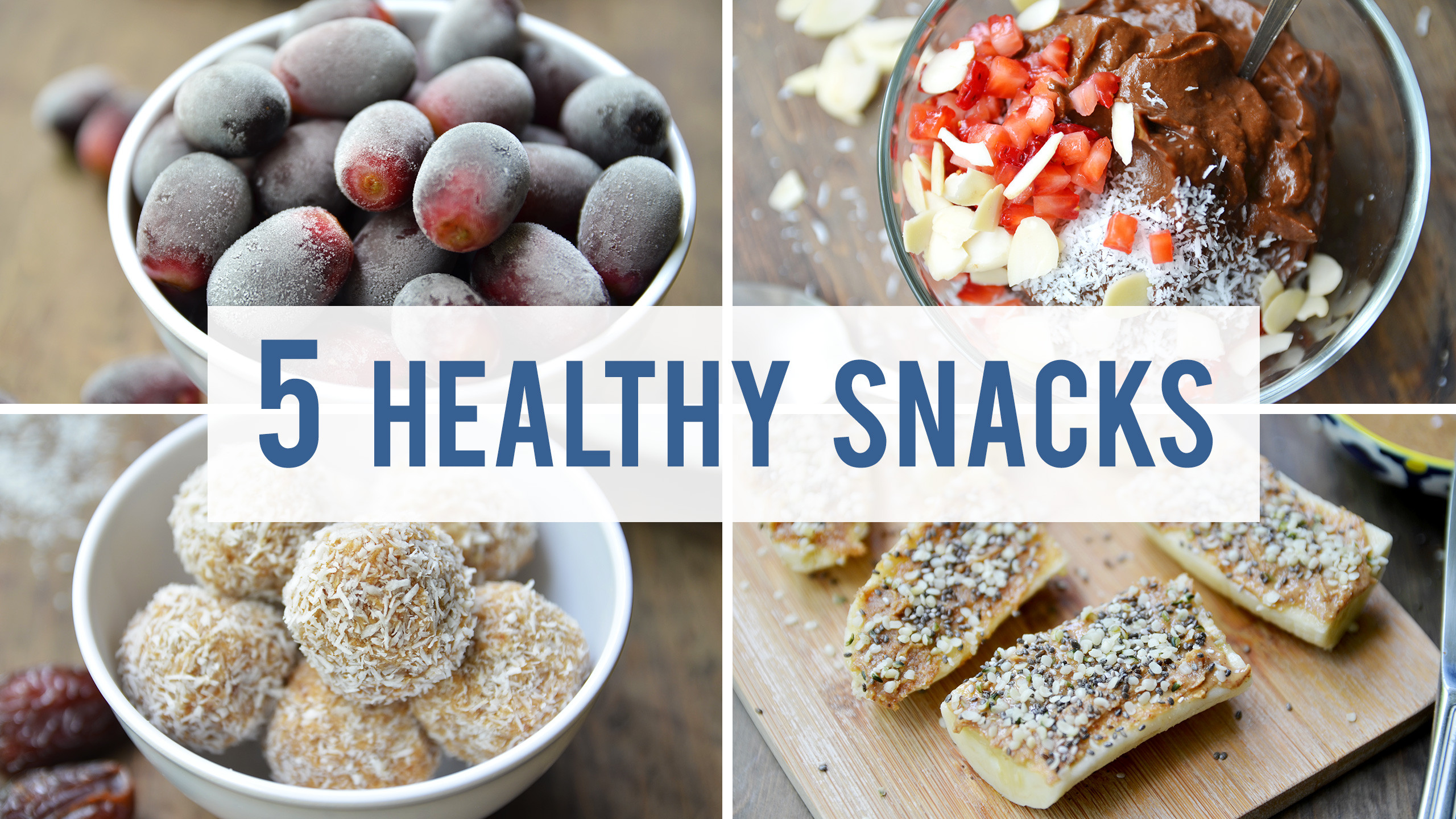 Snacks That Are Healthy
 5 Healthy Snacks For Your Sweet Tooth Fablunch