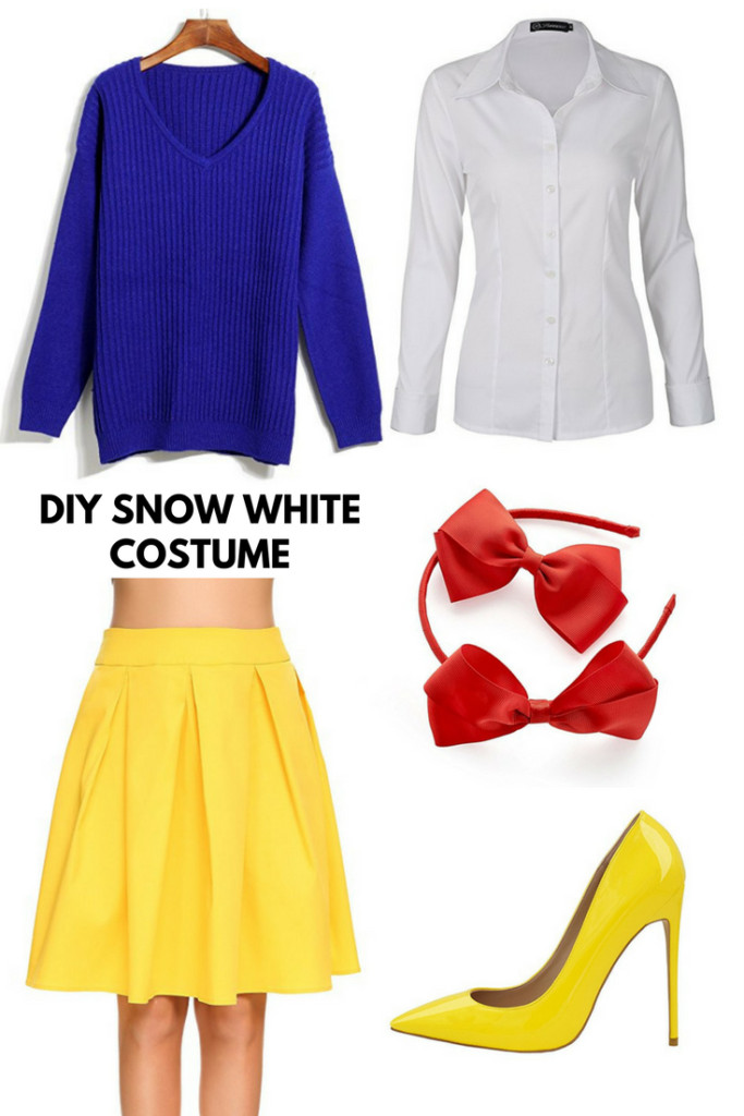 Snow White Costumes DIY
 DIY Snow White Costume using thrifted and or clothes in