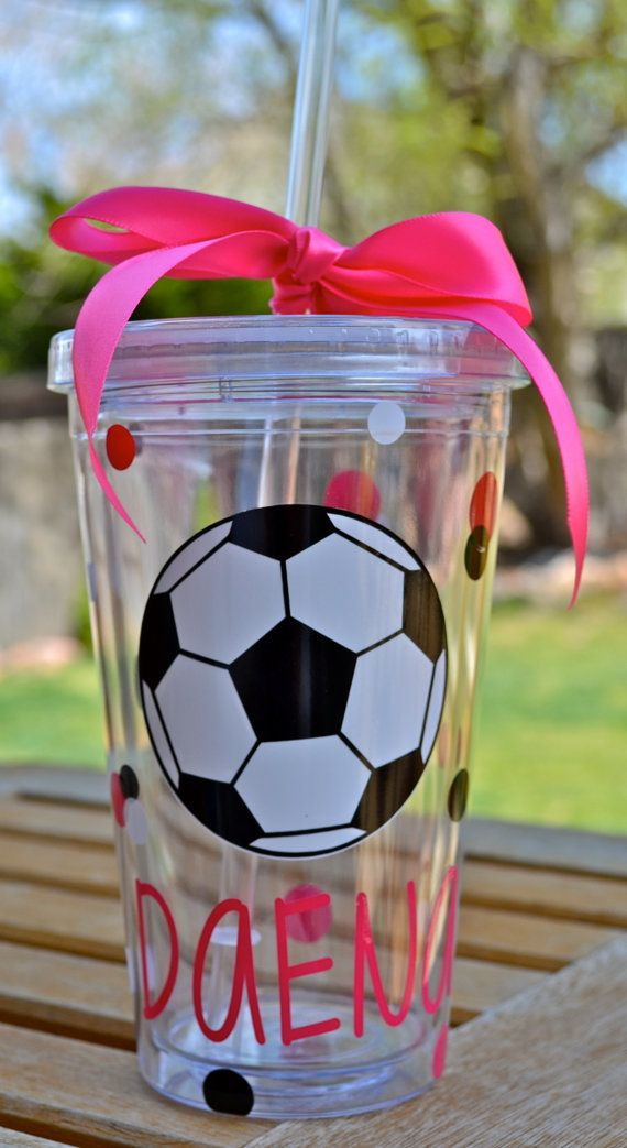 Soccer Gift Ideas For Boys
 Personalized soccer Tumbler Boys Girls Soccer by