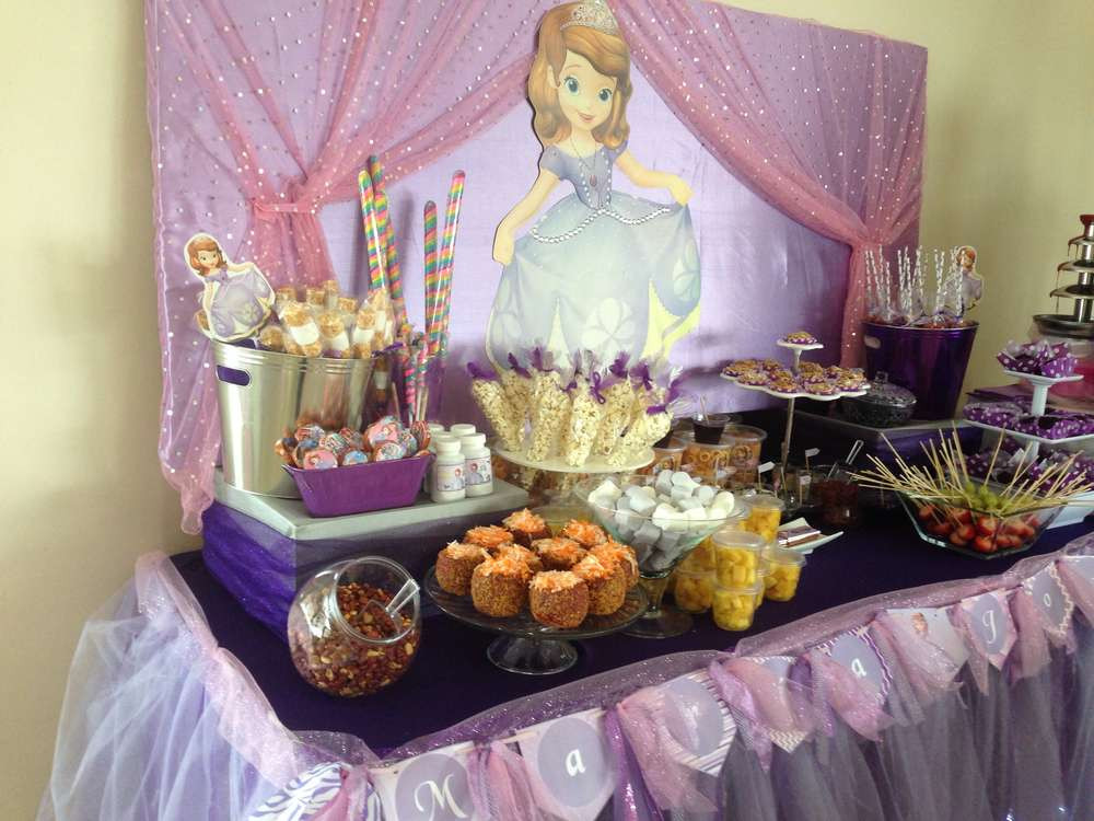 Sofia The First Birthday Decorations
 Sofia the First Birthday Party Ideas