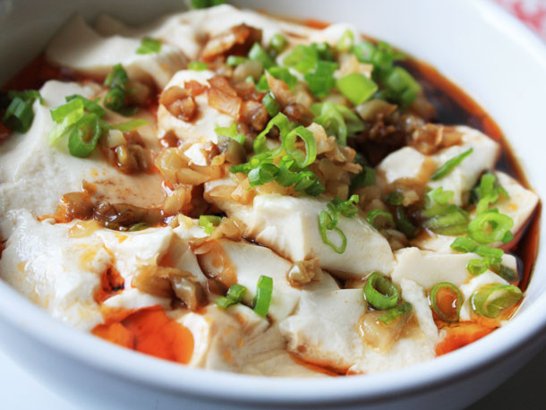 Soft Tofu Recipes Chinese
 Chichi s Chinese Silken Tofu with Chili Oil