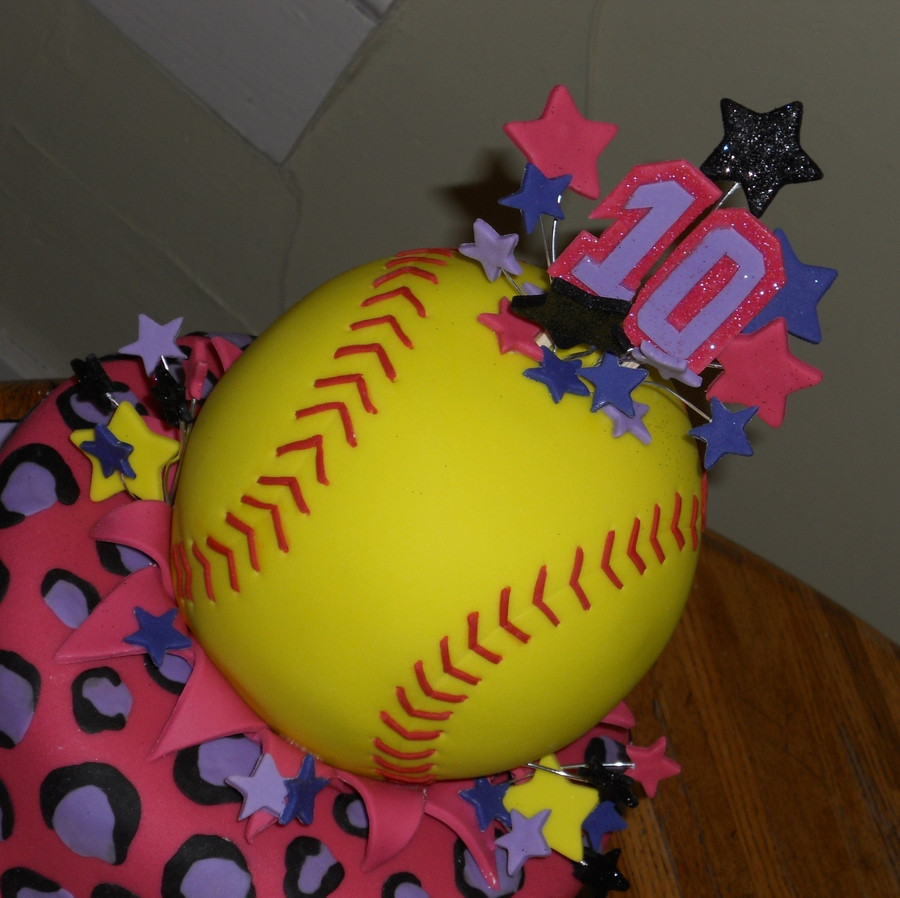 Softball Birthday Cakes
 Softball Birthday Cake CakeCentral