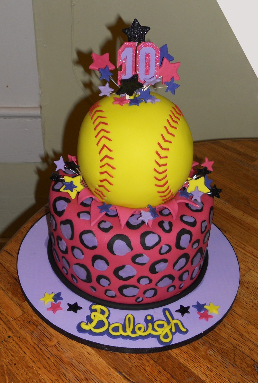 Softball Birthday Cakes
 Softball Birthday Cake CakeCentral