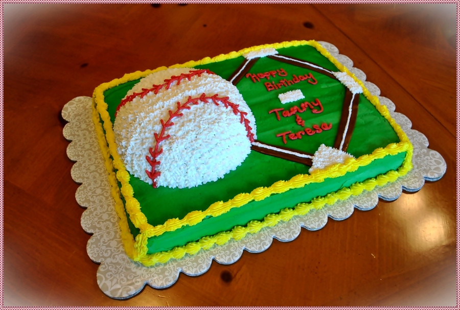 Softball Birthday Cakes
 Softball Birthday Cake CakeCentral