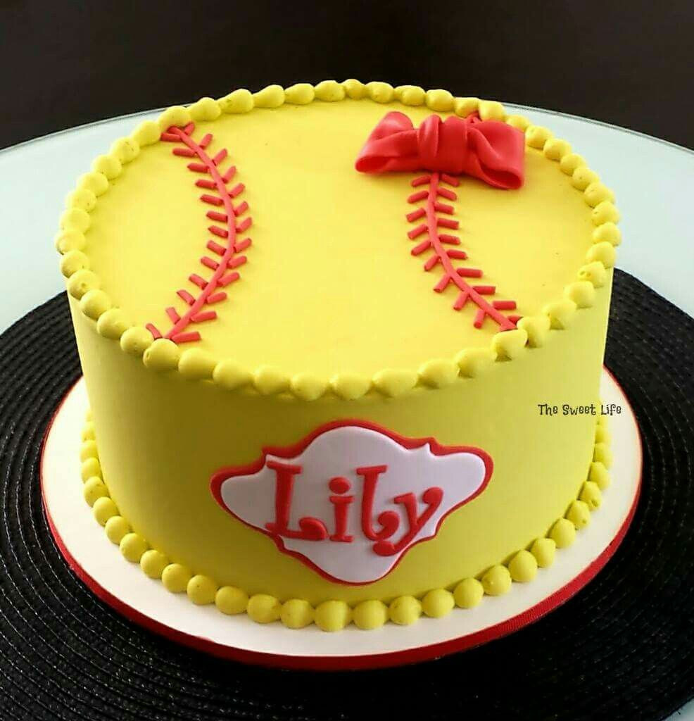 Softball Birthday Cakes
 Softball birthday cake With images