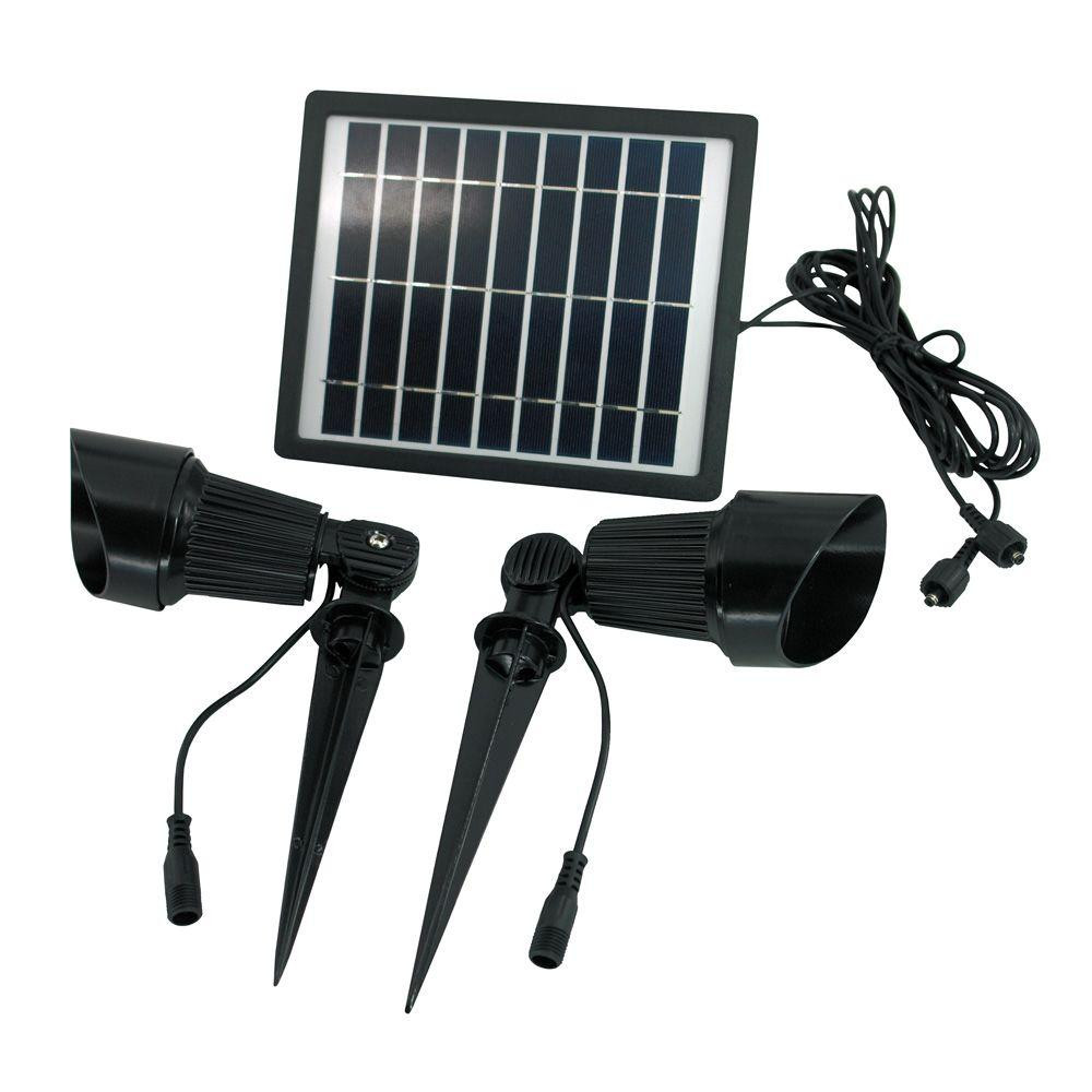 Solar Landscape Spot Light
 Solar Goes Green Solar Bright White LED Black Outdoor