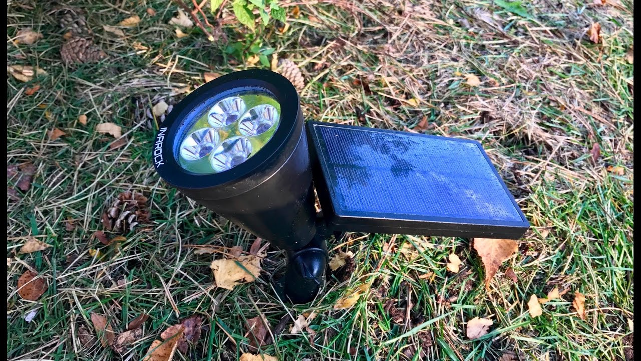 Solar Led Landscape Lights
 InaRock 2 in 1 Solar Powered LED Outdoor Garden Spotlight
