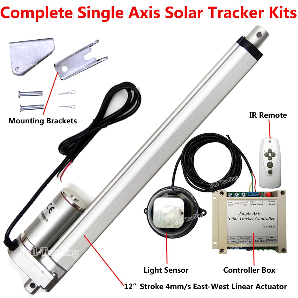 Solar Panel Tracker DIY
 1000W Single Axis Sunlight Tracking Solar Panel Tracker
