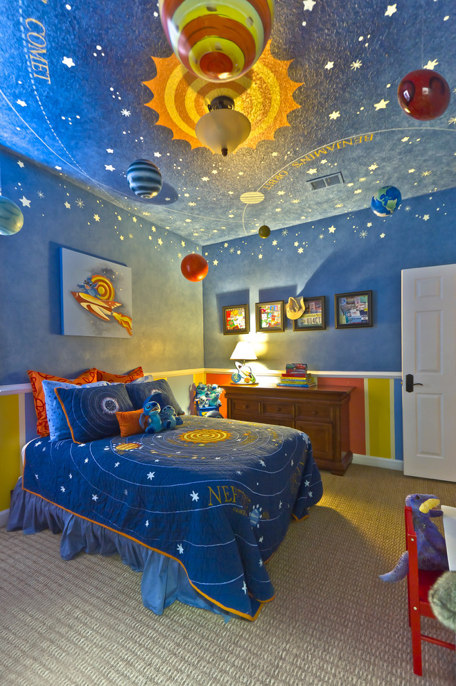 Solar System For Kids Room
 21 Cool Ceiling Designs That Turn Kids Bedrooms Into