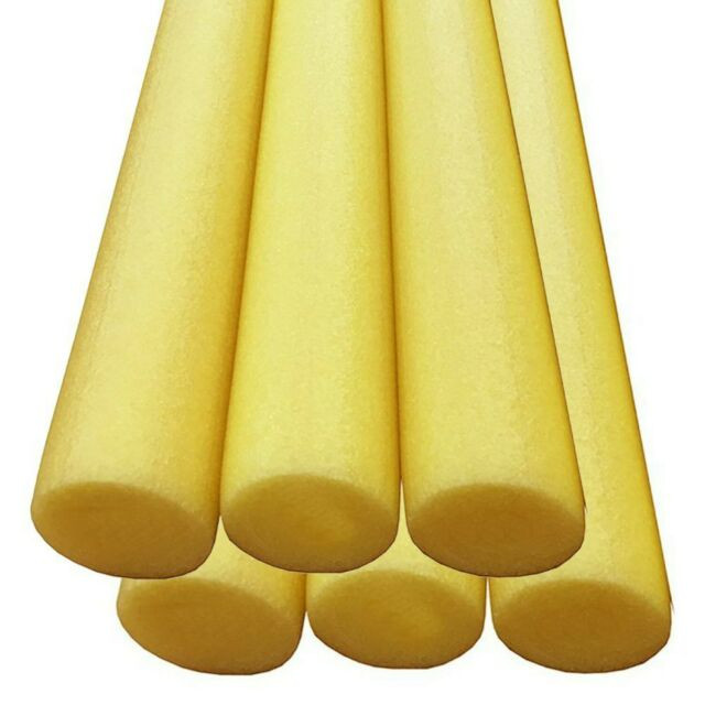 Solid Pool Noodles
 Flex Connex 6 Pack No Hole Extra Long Deluxe Solid Core