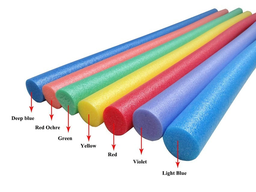 Solid Pool Noodles
 Hot sales Free shipping Glory E0008 EPE pool noodle 6